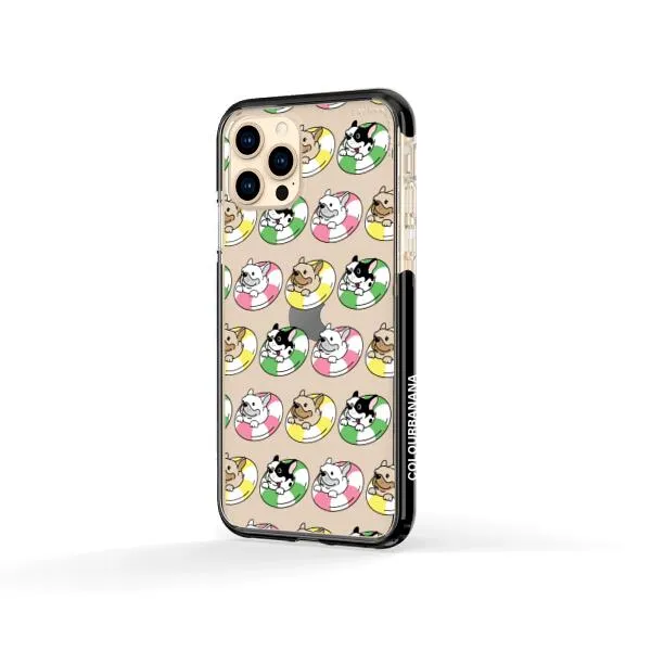 iPhone Case - Dogs with Pool Floats