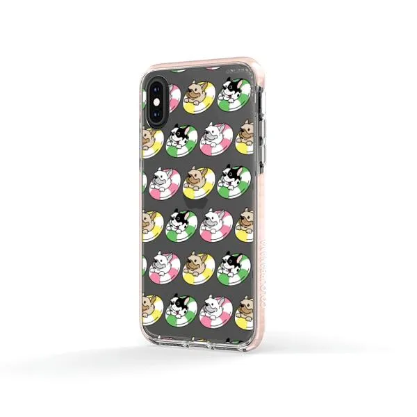 iPhone Case - Dogs with Pool Floats