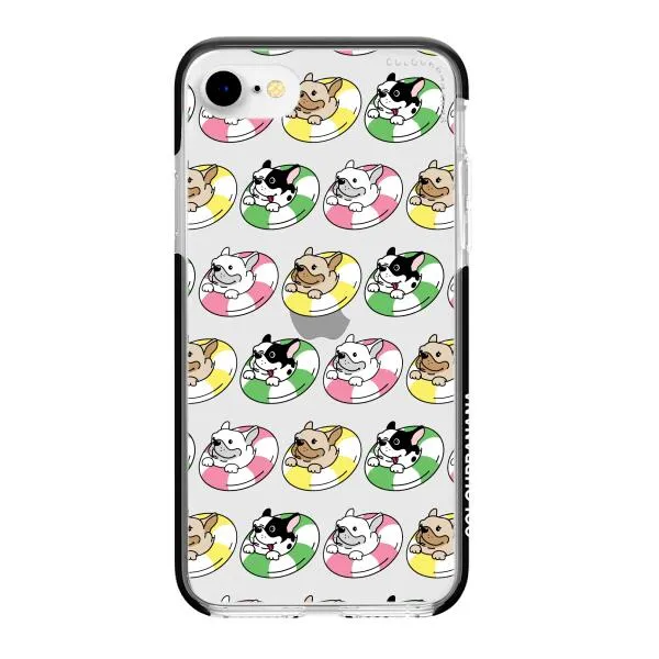 iPhone Case - Dogs with Pool Floats