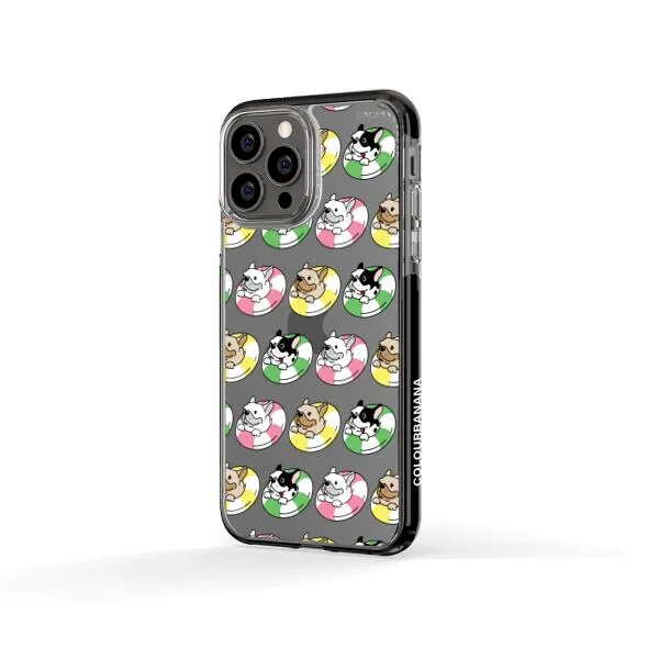 iPhone Case - Dogs with Pool Floats