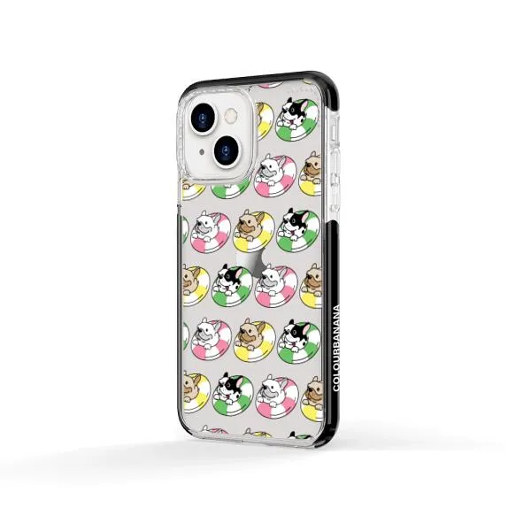 iPhone Case - Dogs with Pool Floats