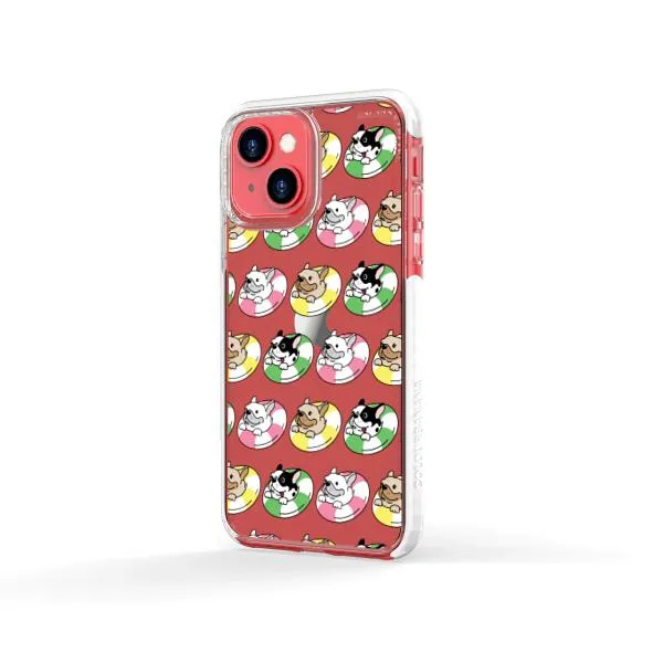 iPhone Case - Dogs with Pool Floats