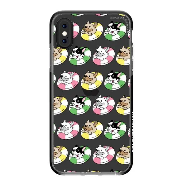 iPhone Case - Dogs with Pool Floats