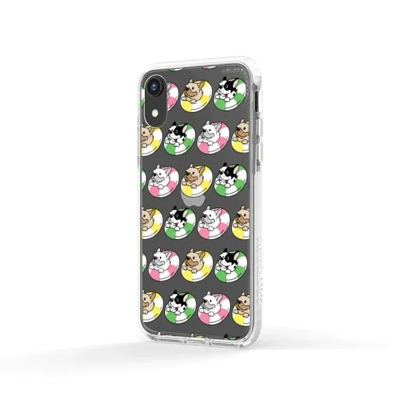 iPhone Case - Dogs with Pool Floats