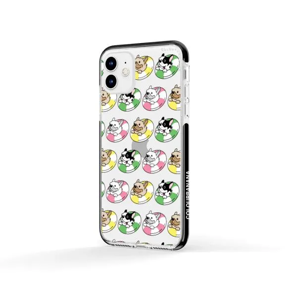 iPhone Case - Dogs with Pool Floats