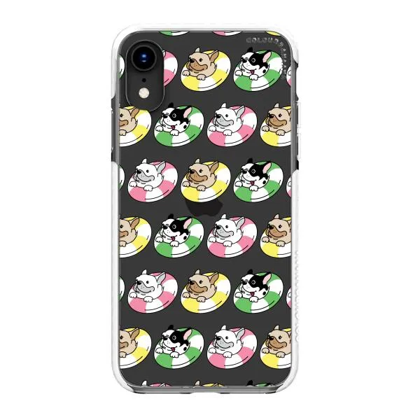 iPhone Case - Dogs with Pool Floats