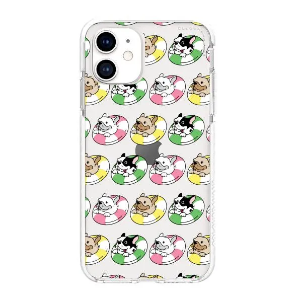 iPhone Case - Dogs with Pool Floats