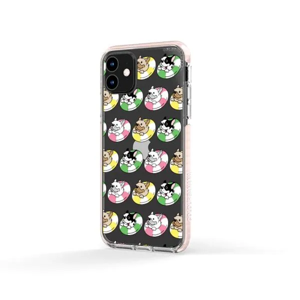 iPhone Case - Dogs with Pool Floats