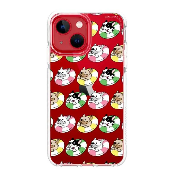 iPhone Case - Dogs with Pool Floats