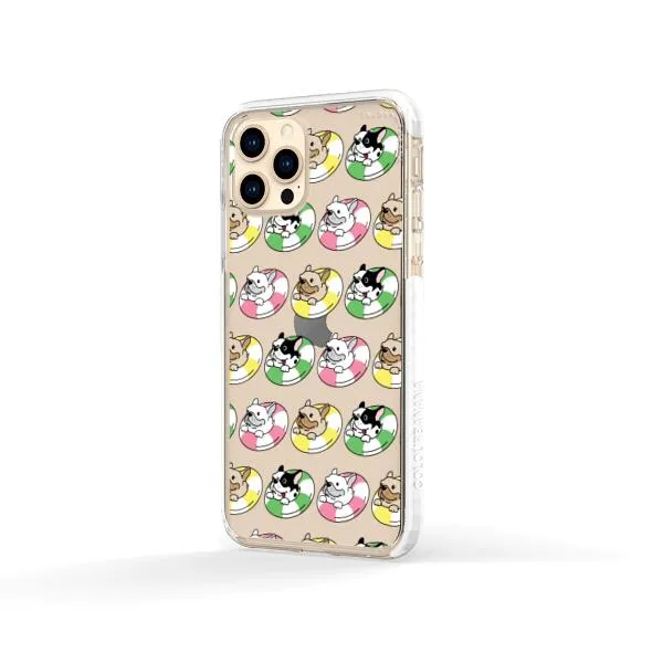 iPhone Case - Dogs with Pool Floats