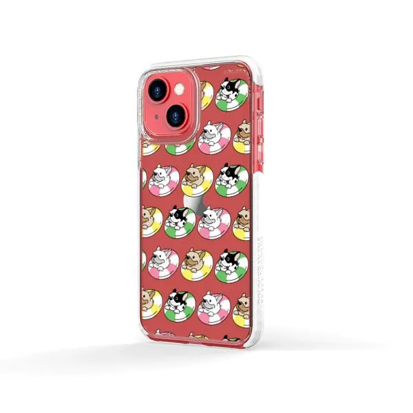 iPhone Case - Dogs with Pool Floats