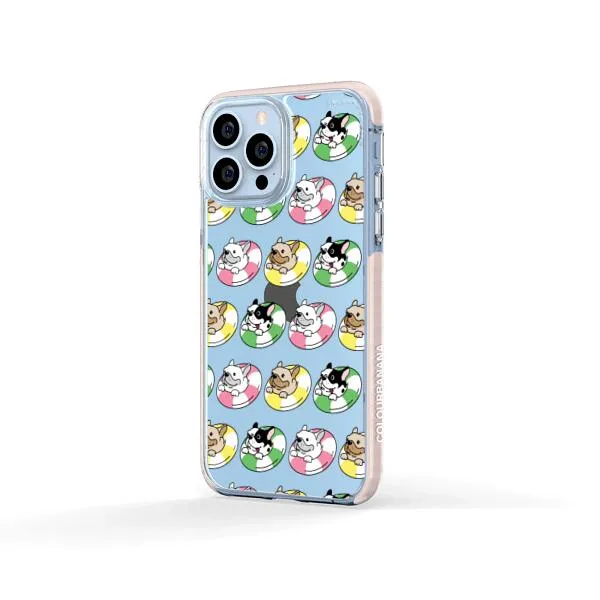 iPhone Case - Dogs with Pool Floats