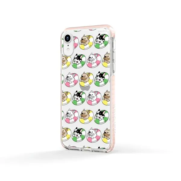 iPhone Case - Dogs with Pool Floats