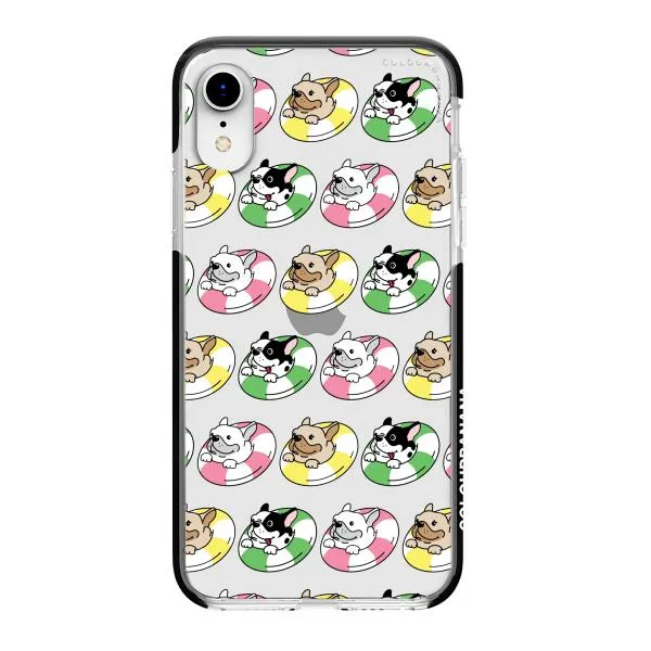 iPhone Case - Dogs with Pool Floats