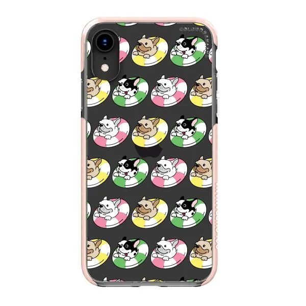iPhone Case - Dogs with Pool Floats