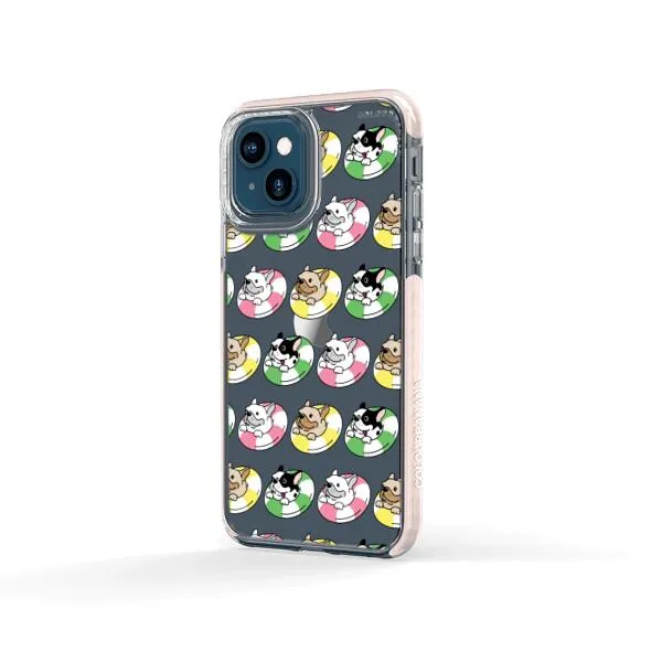 iPhone Case - Dogs with Pool Floats