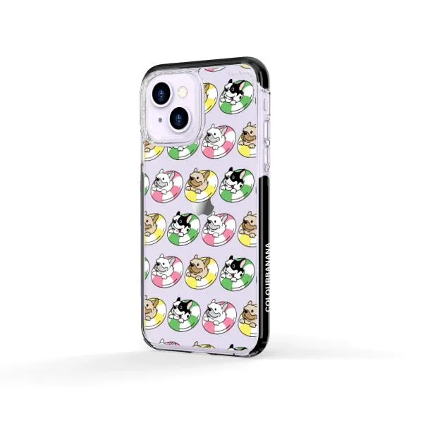 iPhone Case - Dogs with Pool Floats