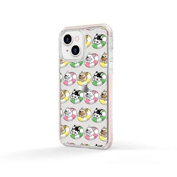 iPhone Case - Dogs with Pool Floats