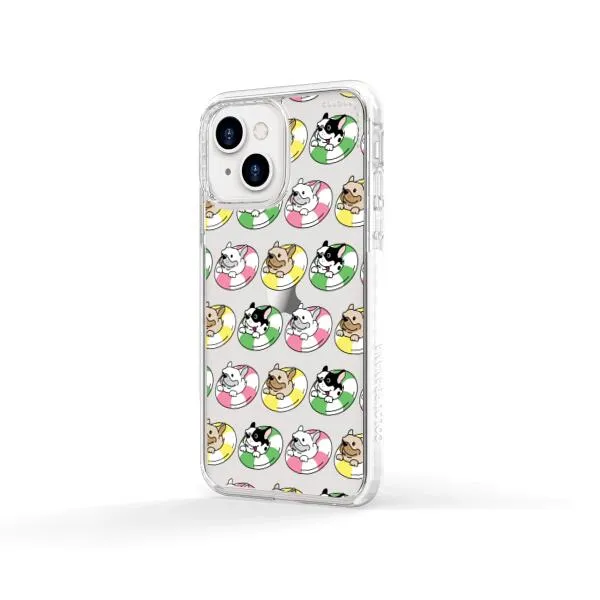 iPhone Case - Dogs with Pool Floats