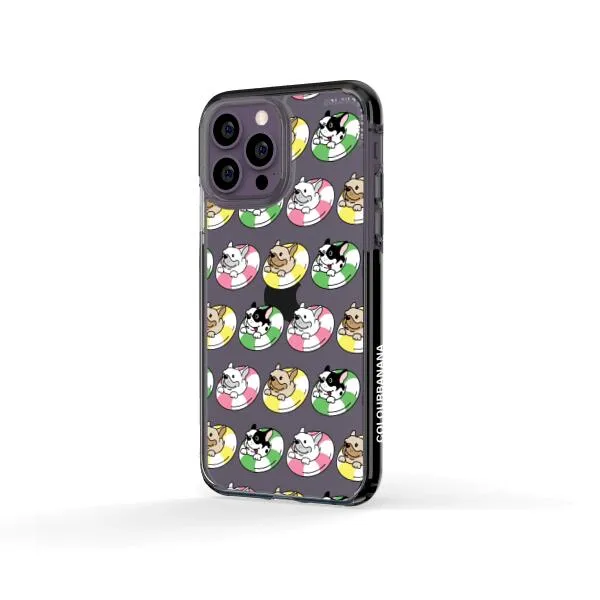 iPhone Case - Dogs with Pool Floats