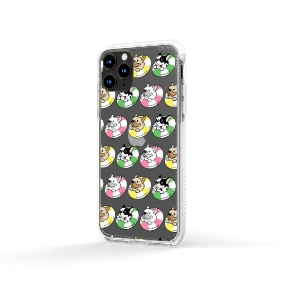 iPhone Case - Dogs with Pool Floats