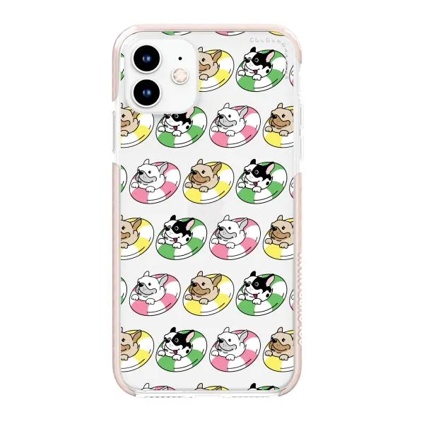 iPhone Case - Dogs with Pool Floats