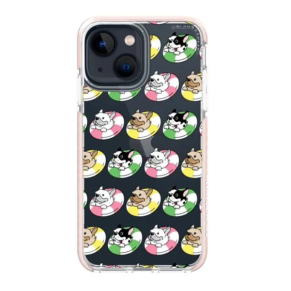 iPhone Case - Dogs with Pool Floats
