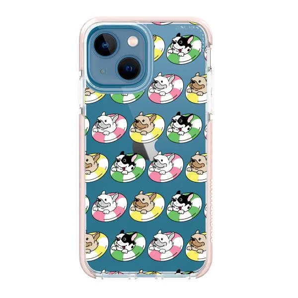 iPhone Case - Dogs with Pool Floats