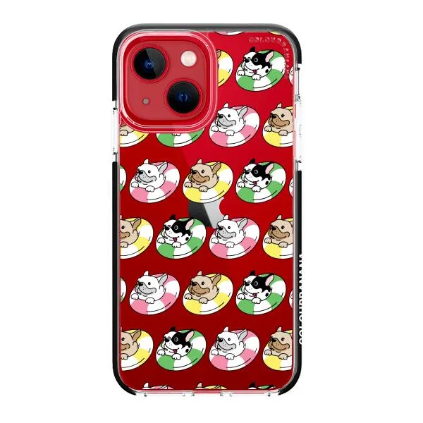 iPhone Case - Dogs with Pool Floats