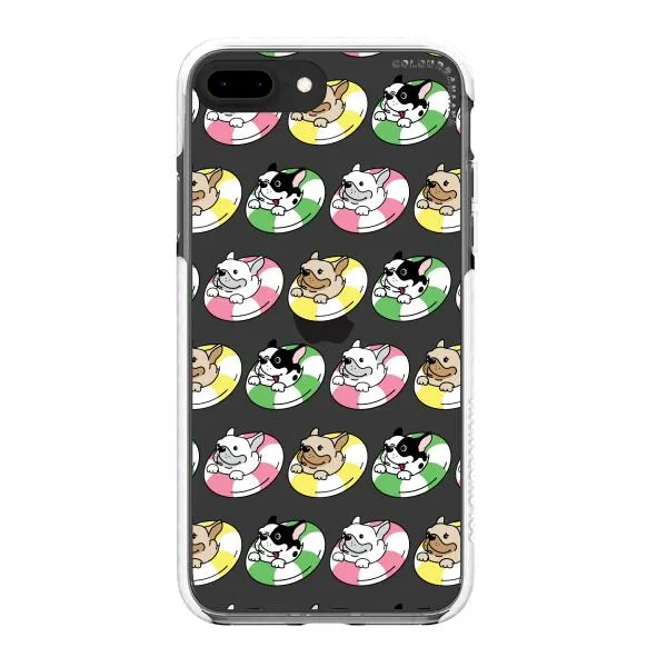 iPhone Case - Dogs with Pool Floats