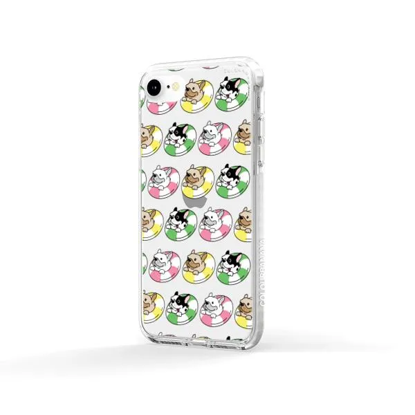 iPhone Case - Dogs with Pool Floats