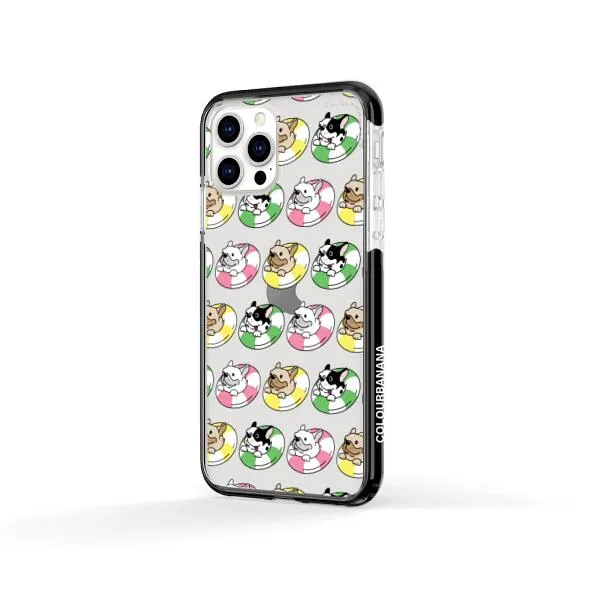 iPhone Case - Dogs with Pool Floats