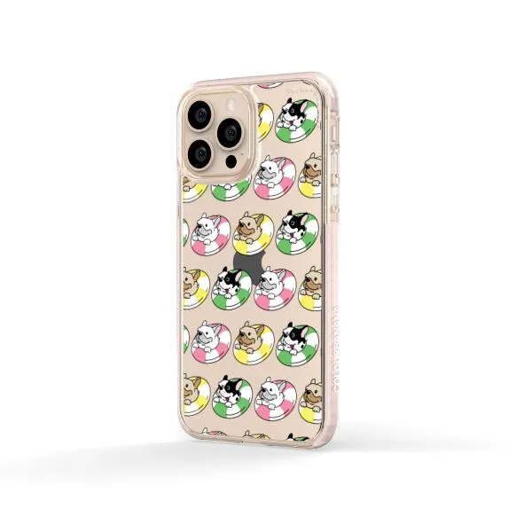 iPhone Case - Dogs with Pool Floats
