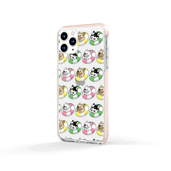iPhone Case - Dogs with Pool Floats