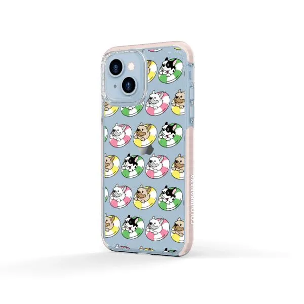 iPhone Case - Dogs with Pool Floats