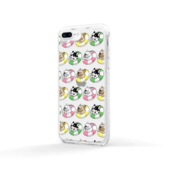iPhone Case - Dogs with Pool Floats