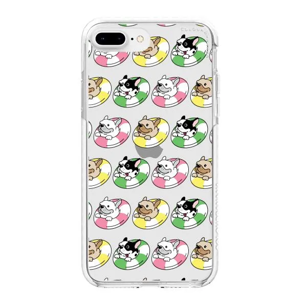 iPhone Case - Dogs with Pool Floats