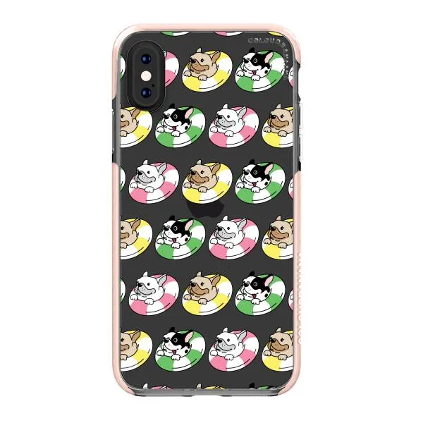iPhone Case - Dogs with Pool Floats