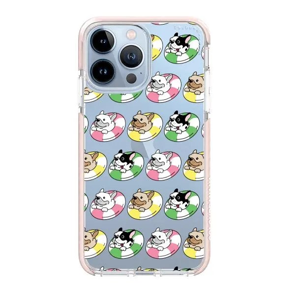 iPhone Case - Dogs with Pool Floats