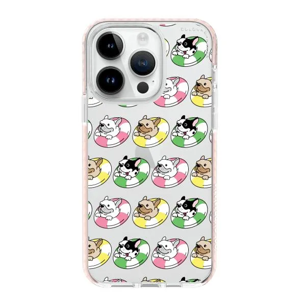 iPhone Case - Dogs with Pool Floats