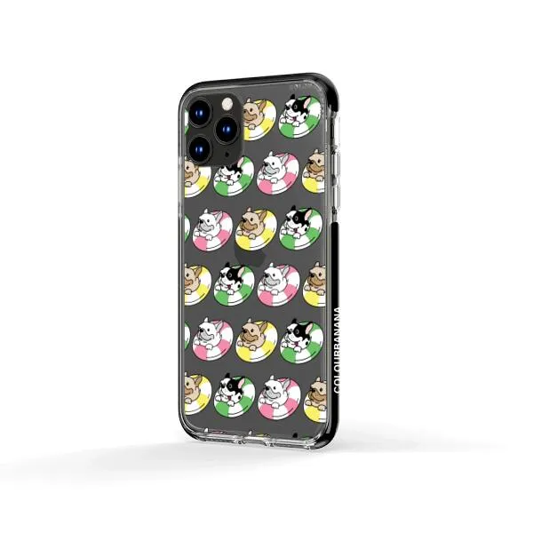 iPhone Case - Dogs with Pool Floats