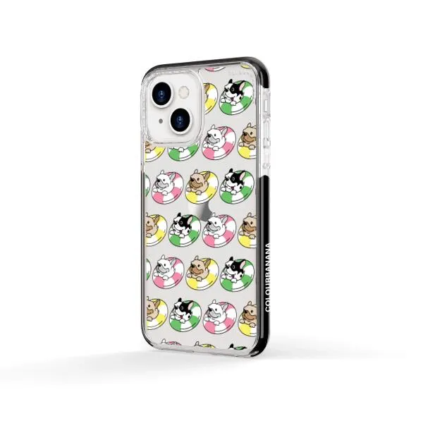 iPhone Case - Dogs with Pool Floats