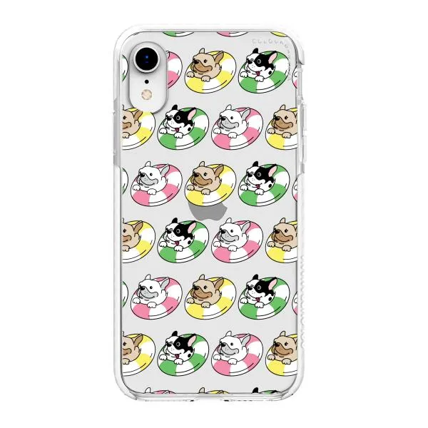 iPhone Case - Dogs with Pool Floats