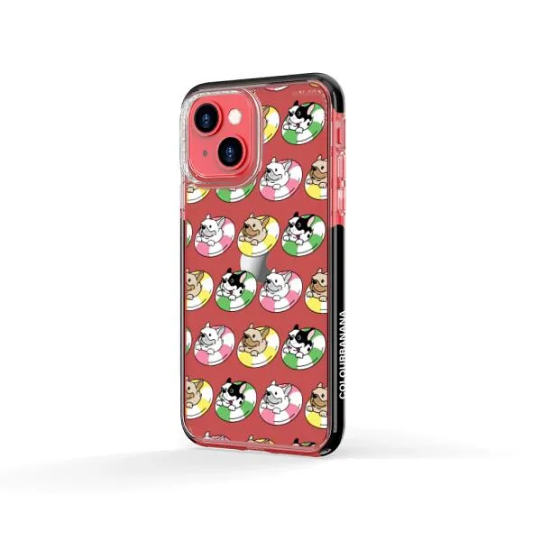iPhone Case - Dogs with Pool Floats