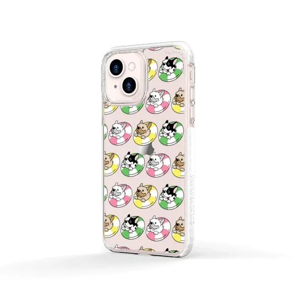 iPhone Case - Dogs with Pool Floats