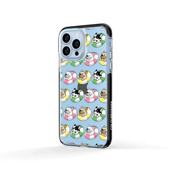 iPhone Case - Dogs with Pool Floats