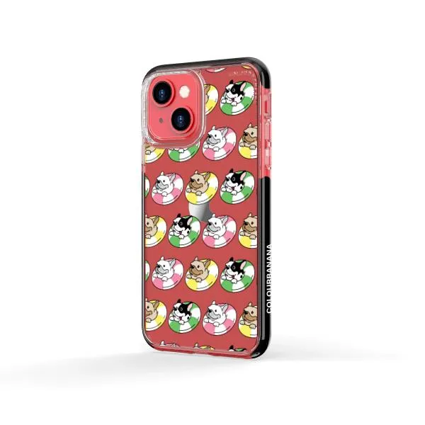 iPhone Case - Dogs with Pool Floats