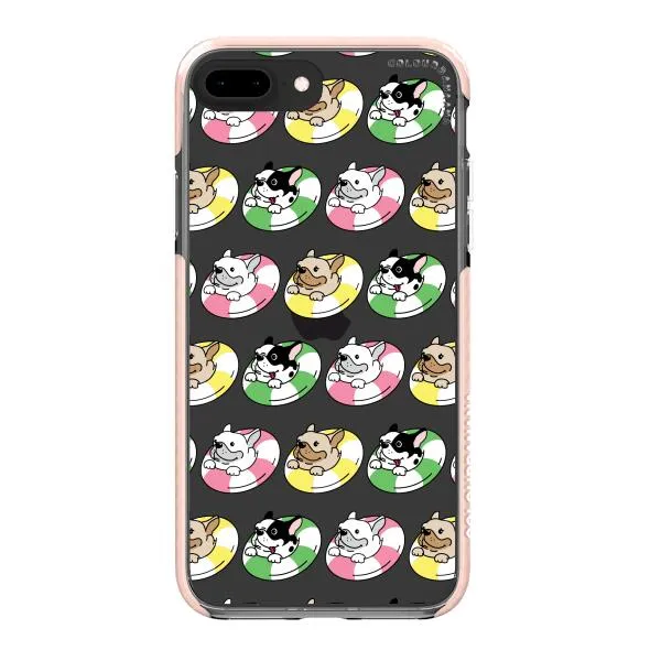 iPhone Case - Dogs with Pool Floats