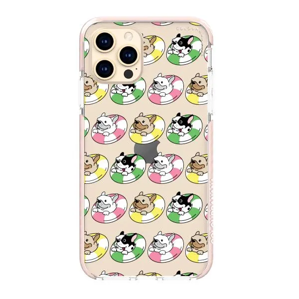 iPhone Case - Dogs with Pool Floats