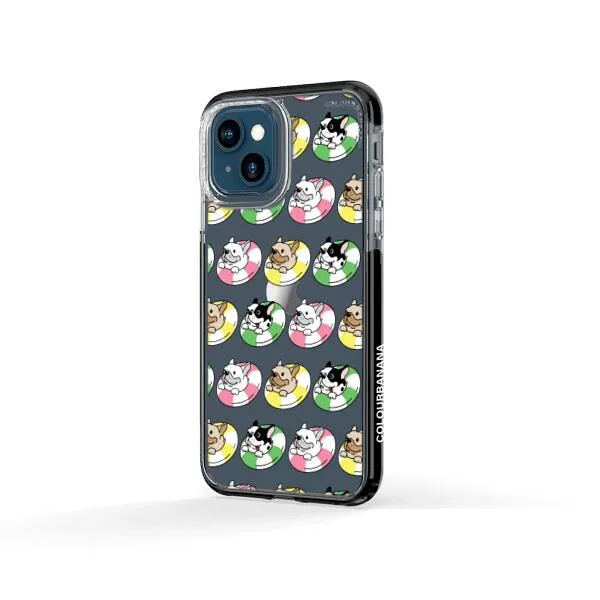iPhone Case - Dogs with Pool Floats